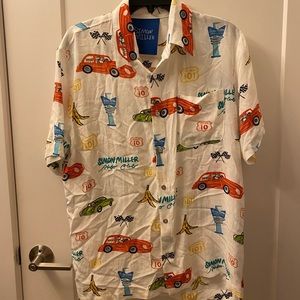 Simon Miller limited edition Auto Club button down t shirt